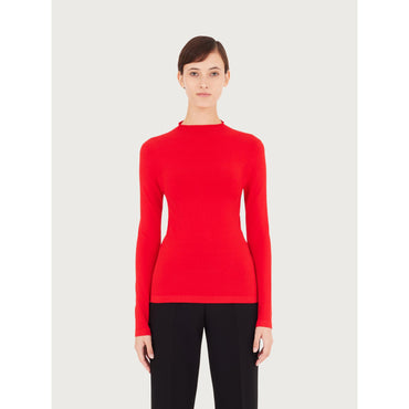 Women Long Sleeve Knit - Red