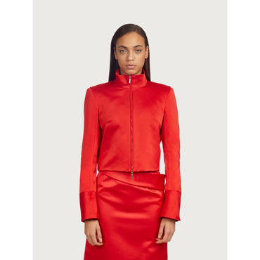 Women Blouson - Red