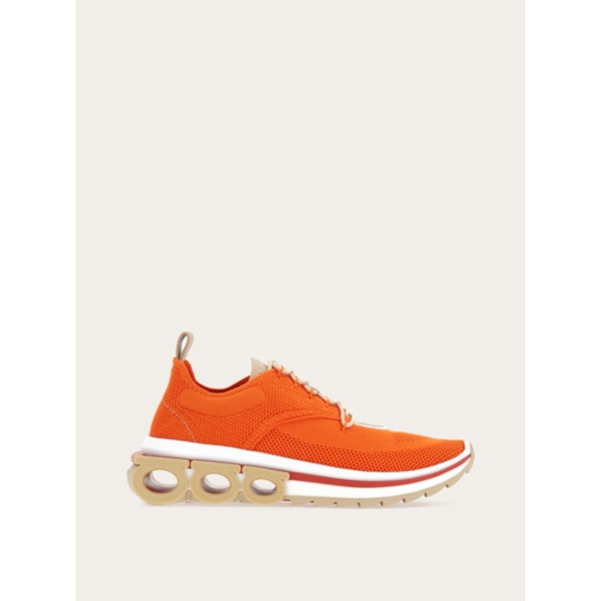 Men Running Sneakers [Width: M] - Orange/Stone/Beige