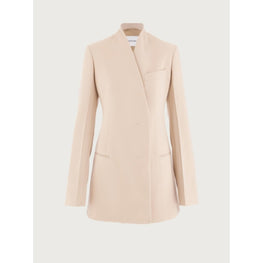 Women Contemporary Blazer - Beige