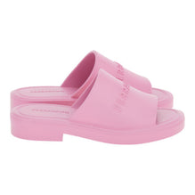 Women Sliders with 3D Logo [Width: M] - Bubble Gum