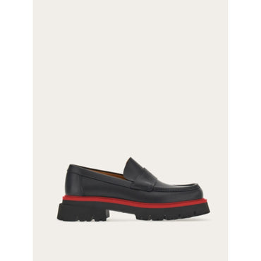 Men Chunky Loafers [Width: 3E] - Black