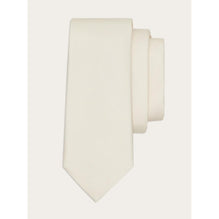 Men Cotton Tie - White