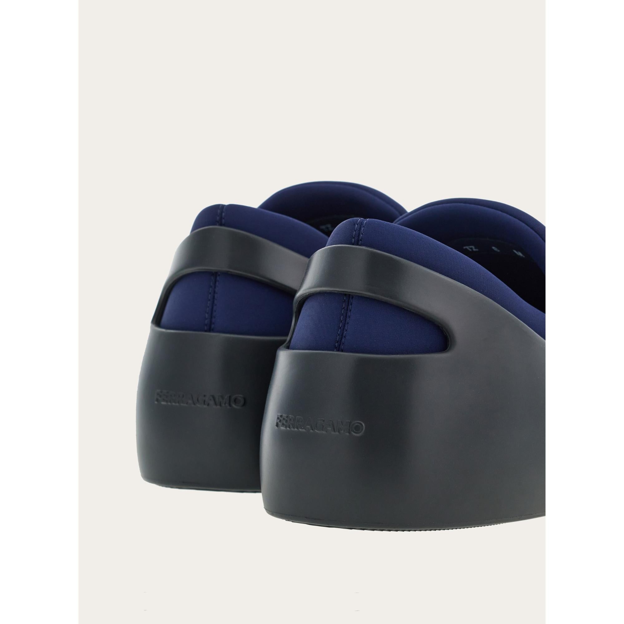 Women Hybrid Slip Ons [Width: M] - Blue Marine