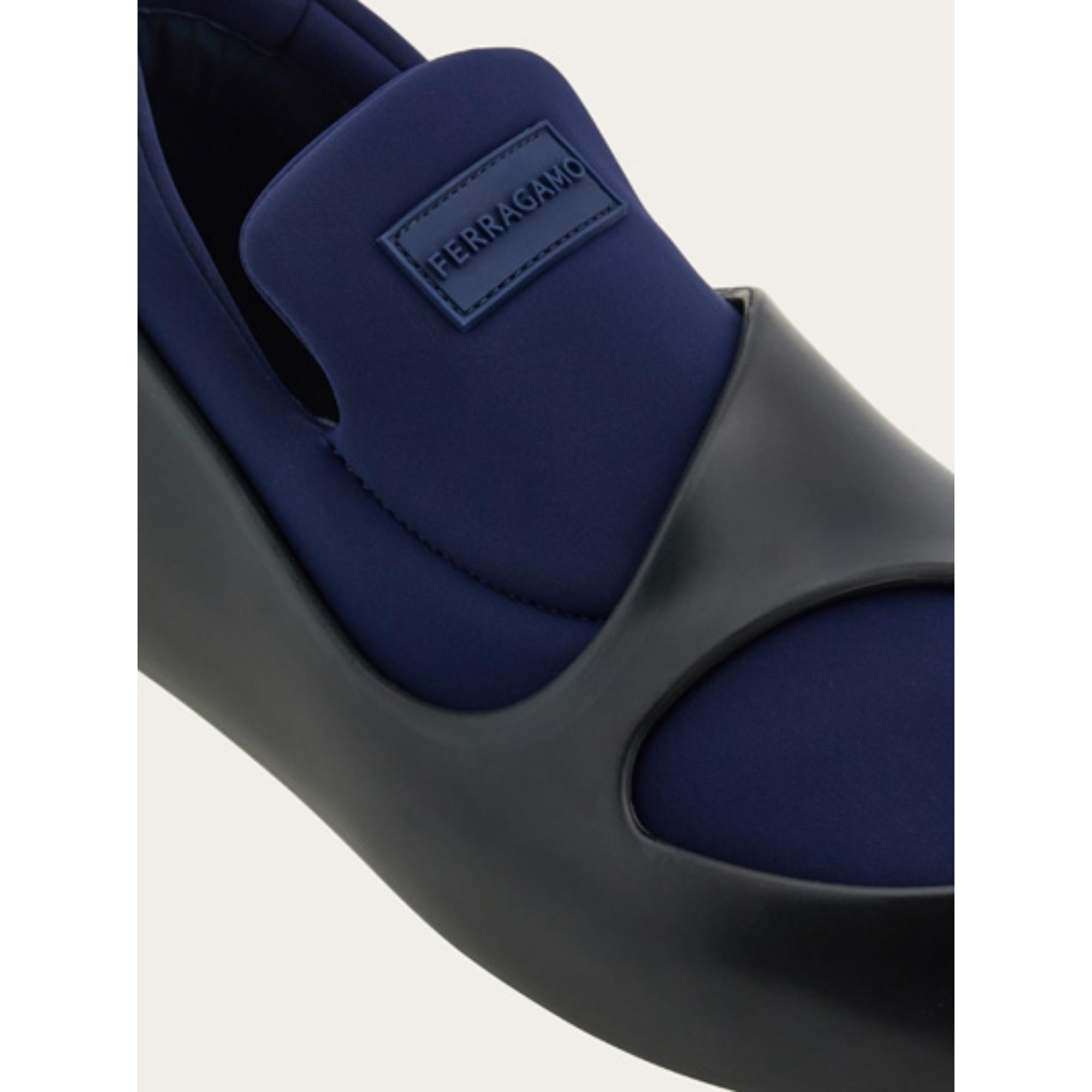 Women Hybrid Slip Ons [Width: M] - Blue Marine