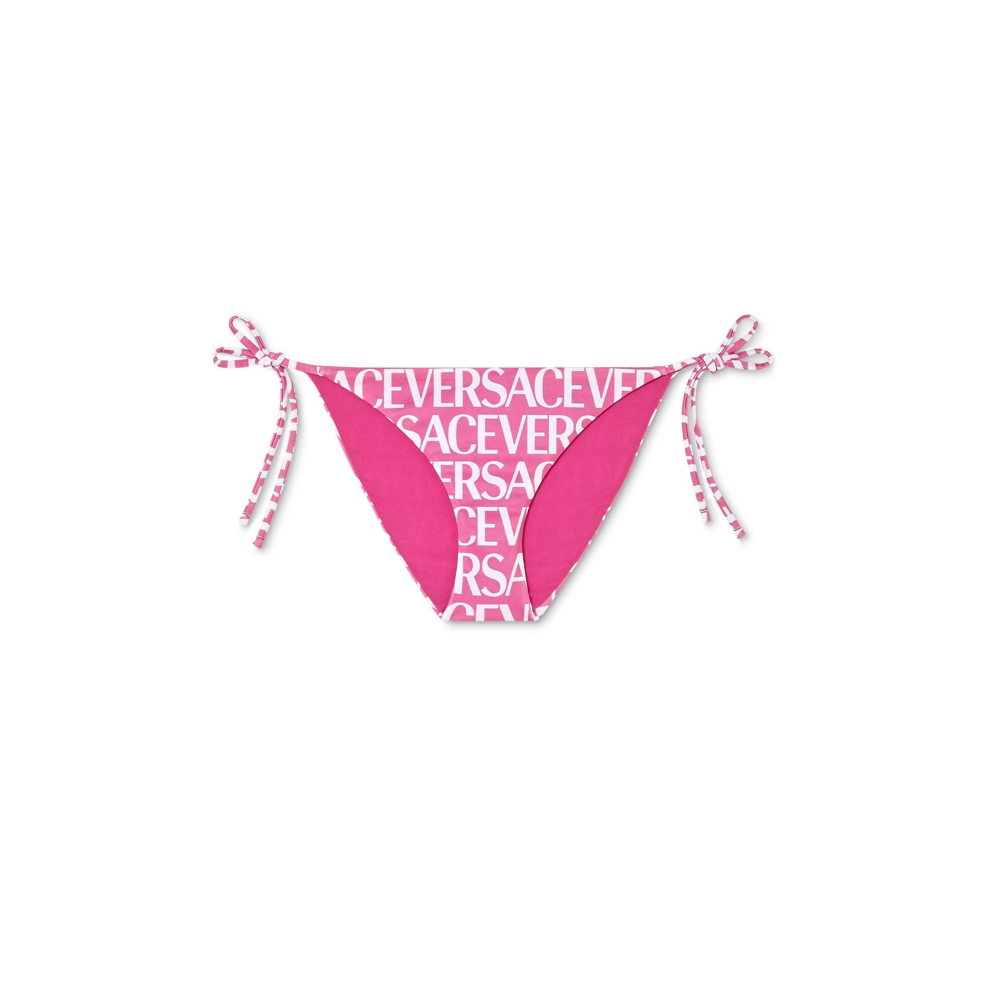 Women Swim Bottom - Pink+White