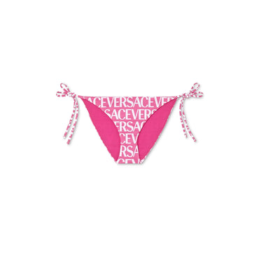 Women Swim Bottom - Pink+White