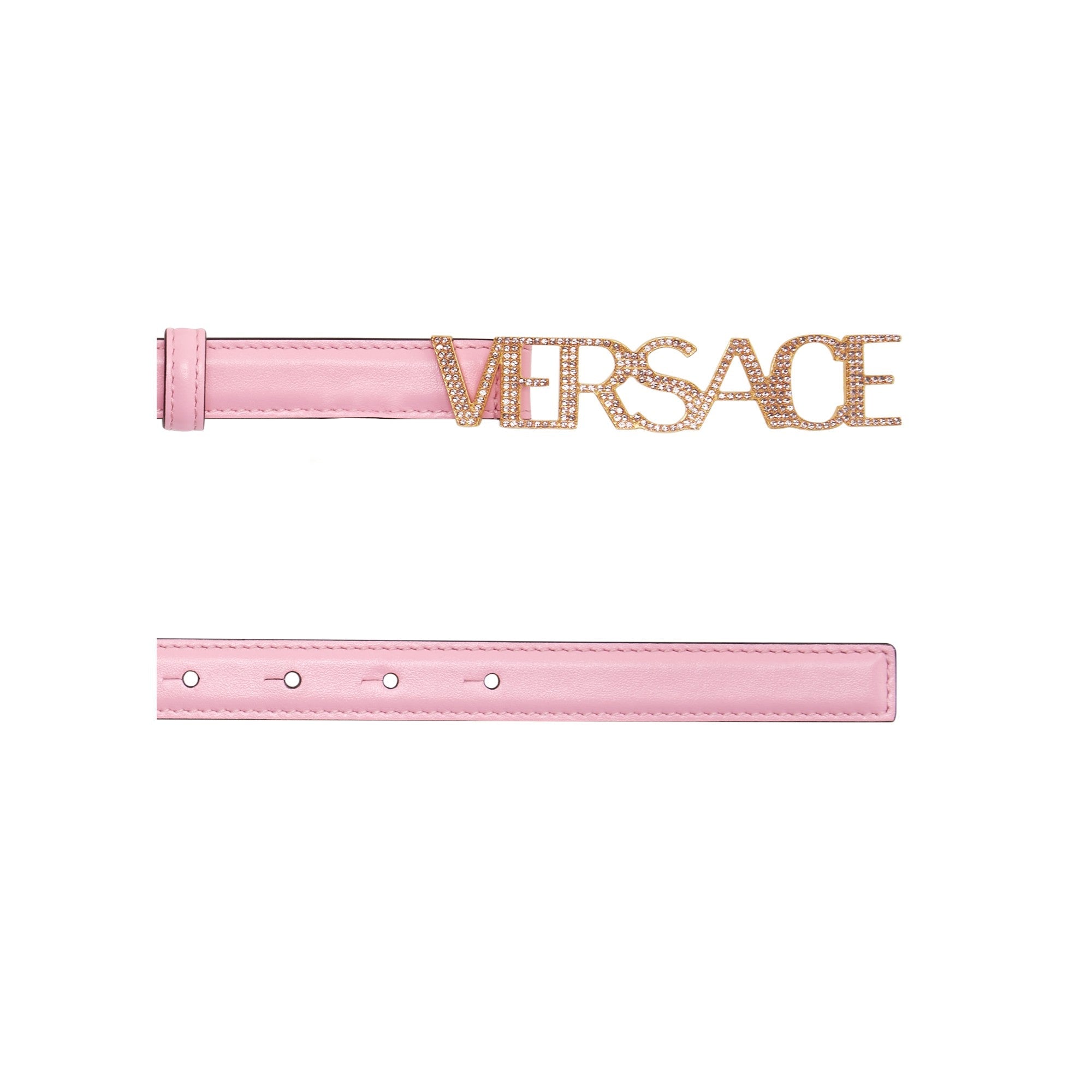 Women Belt H.20 - Baby Pink-Versace Gold