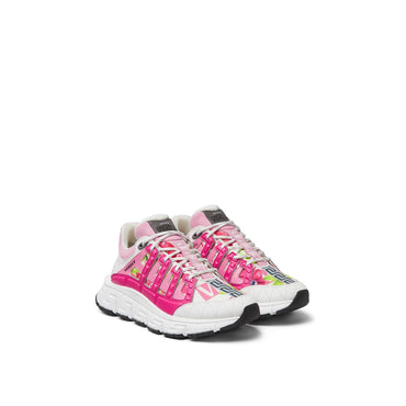 Women Sneaker - White+Paradise Pink
