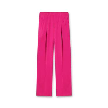 Men Formal Pant - Fuchsia