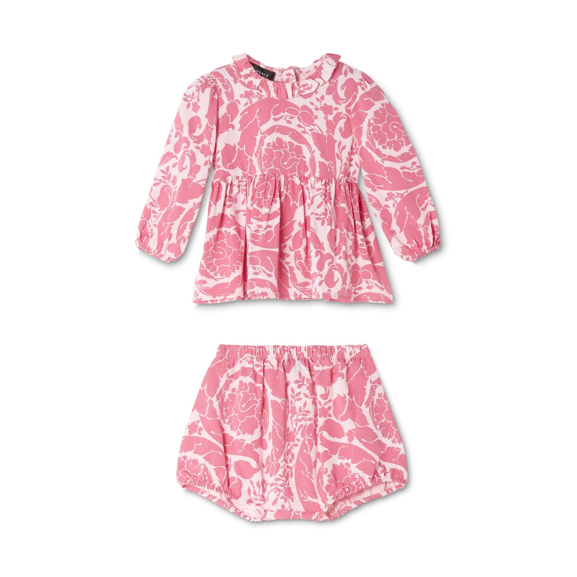 Kids Dress - Pink Lemonade+Light Pink