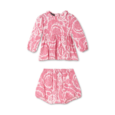 Kids Dress - Pink Lemonade+Light Pink