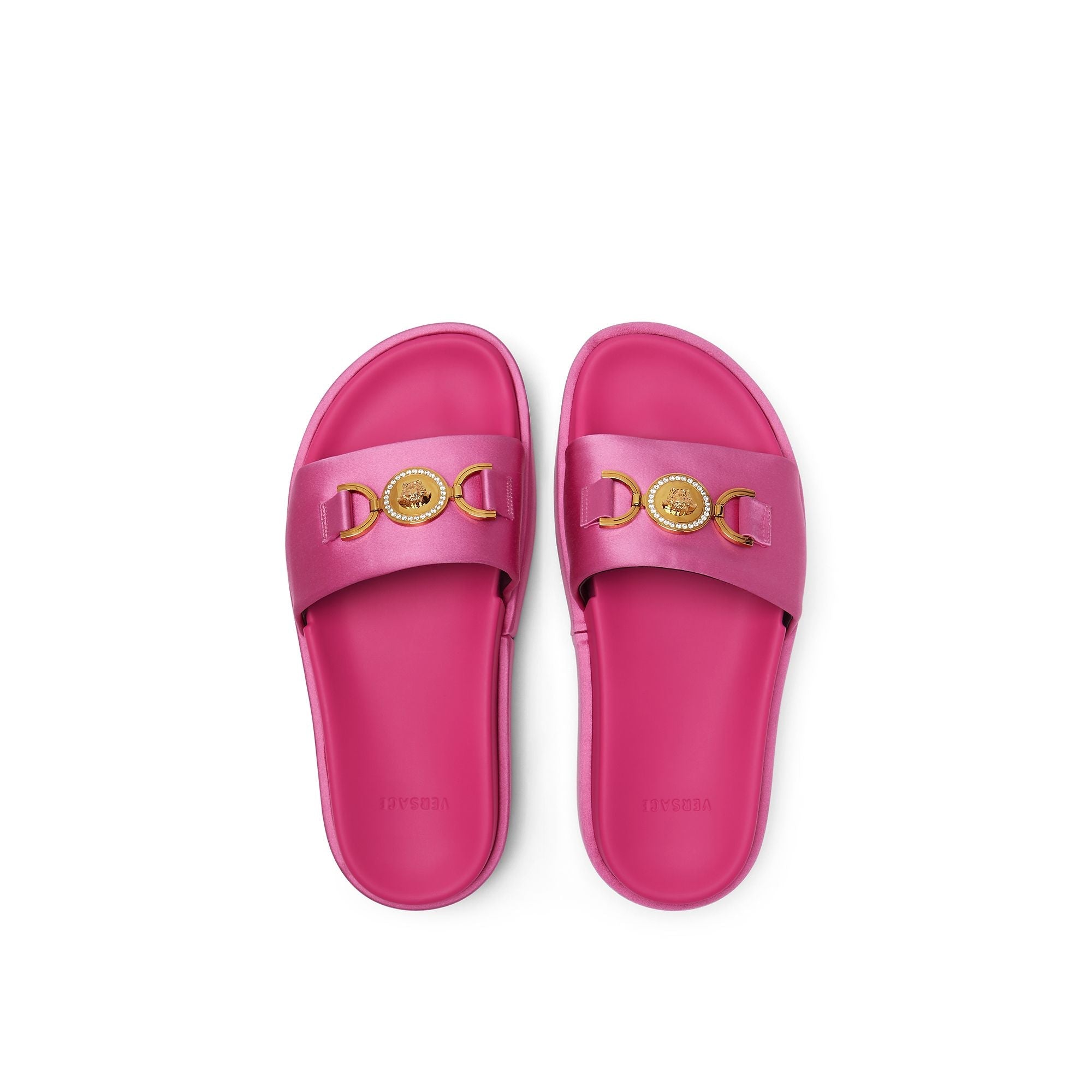 Women Platform Sandal - Pink Paradise-  Versace Gold