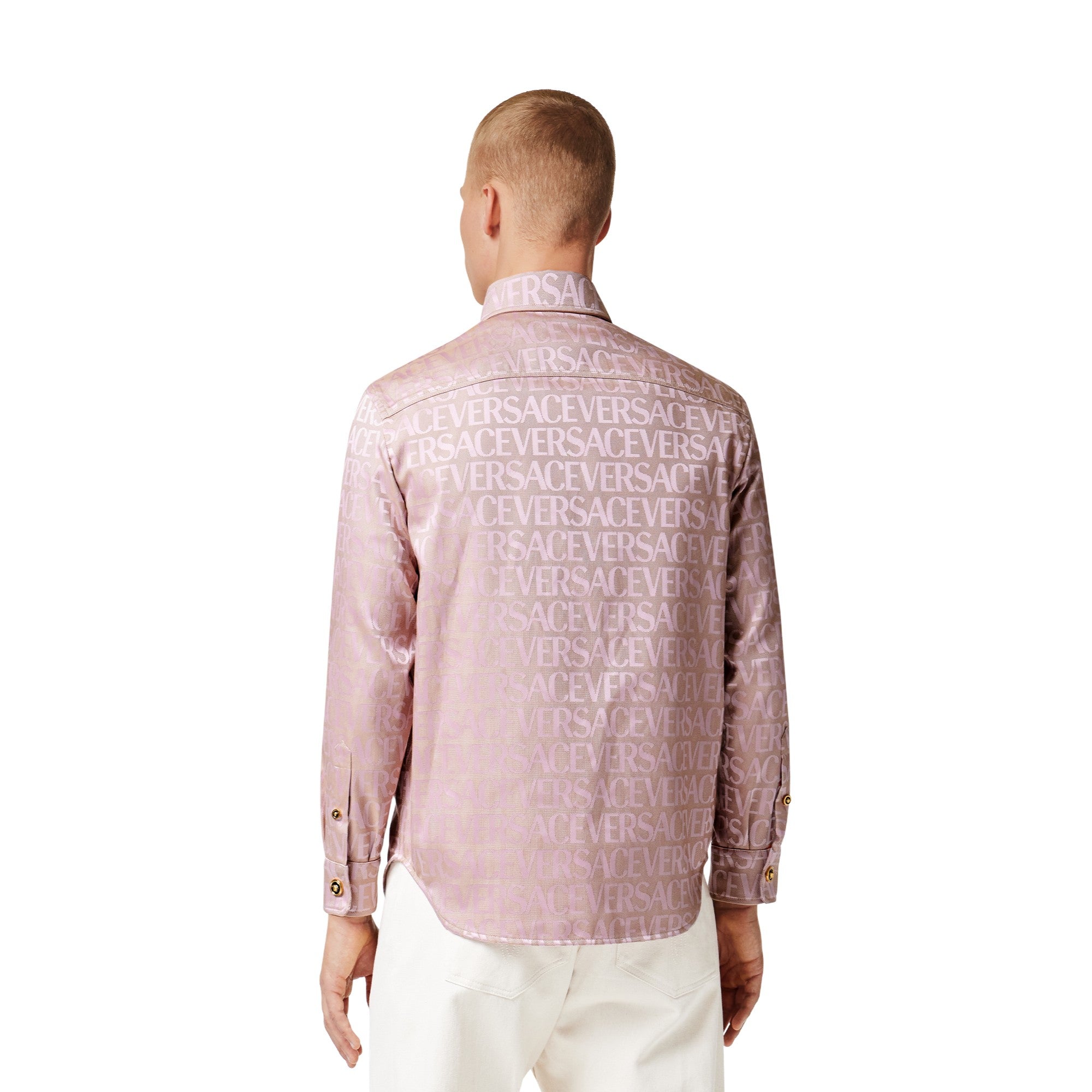 Men Blouson - Pale Pink+Beige