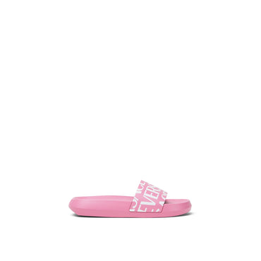 Women Slides - Light Pink+Multicolor