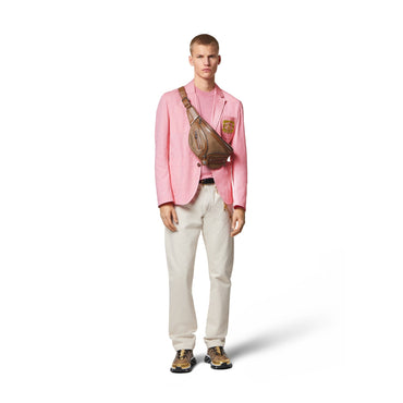 Men Informal Jacket - Pastel Pink