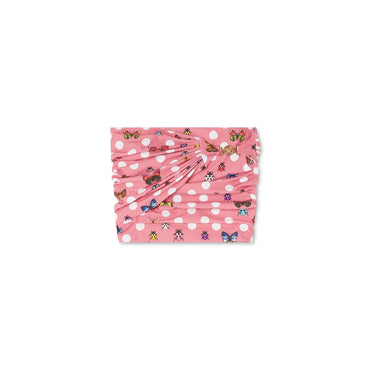 Women Pareo Skirt - Pink+Multicolor