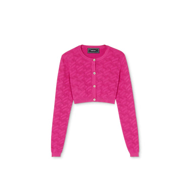 Women Knit Sweater - Hot Pink