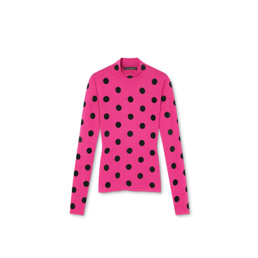 Women Knit Sweater - Hot Pink