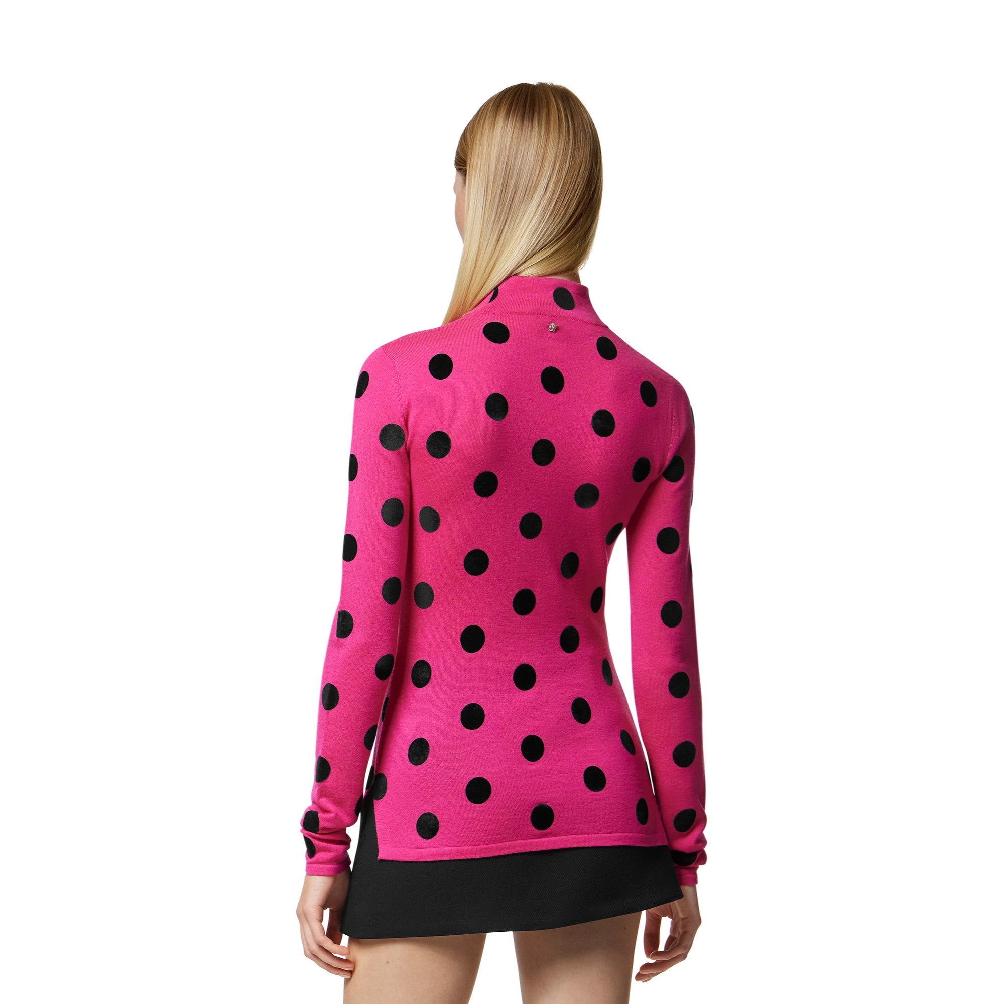 Women Knit Sweater - Hot Pink