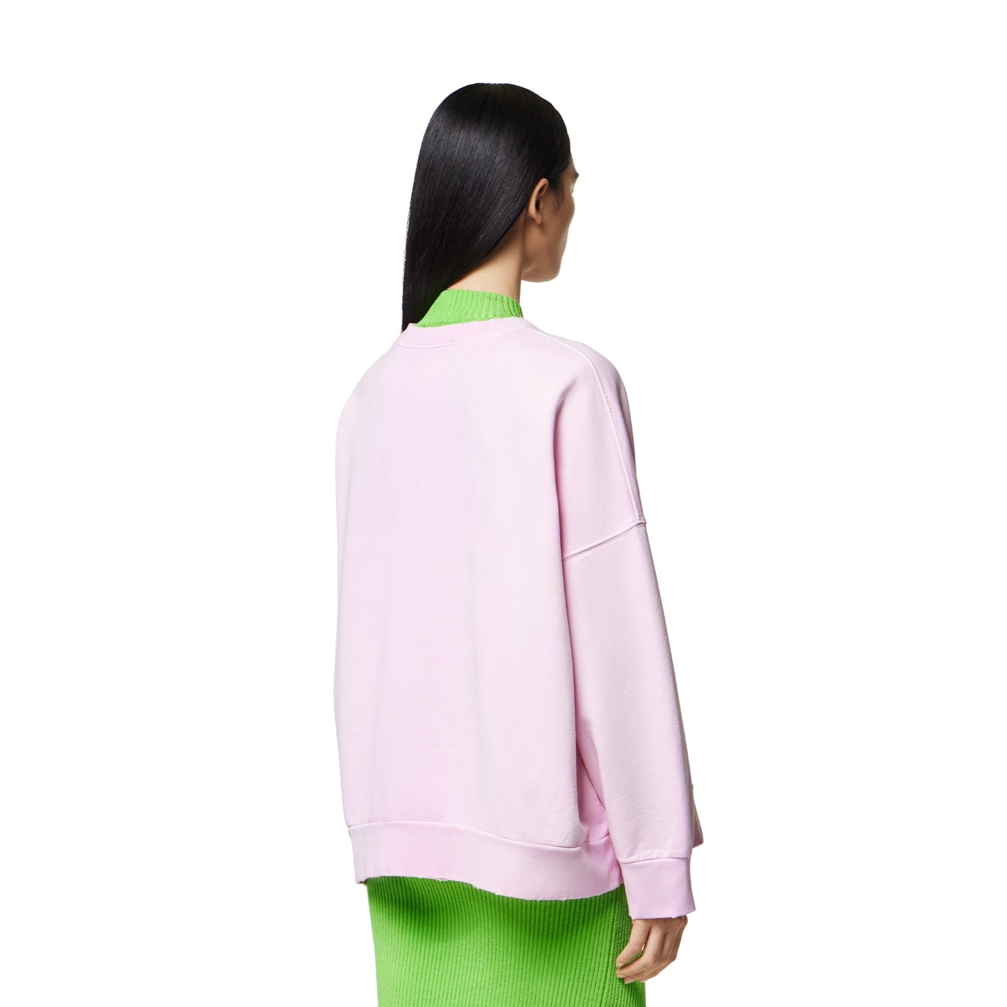 Women Sweatshirt - Baby Pink+Neon Green+Neon Lavander