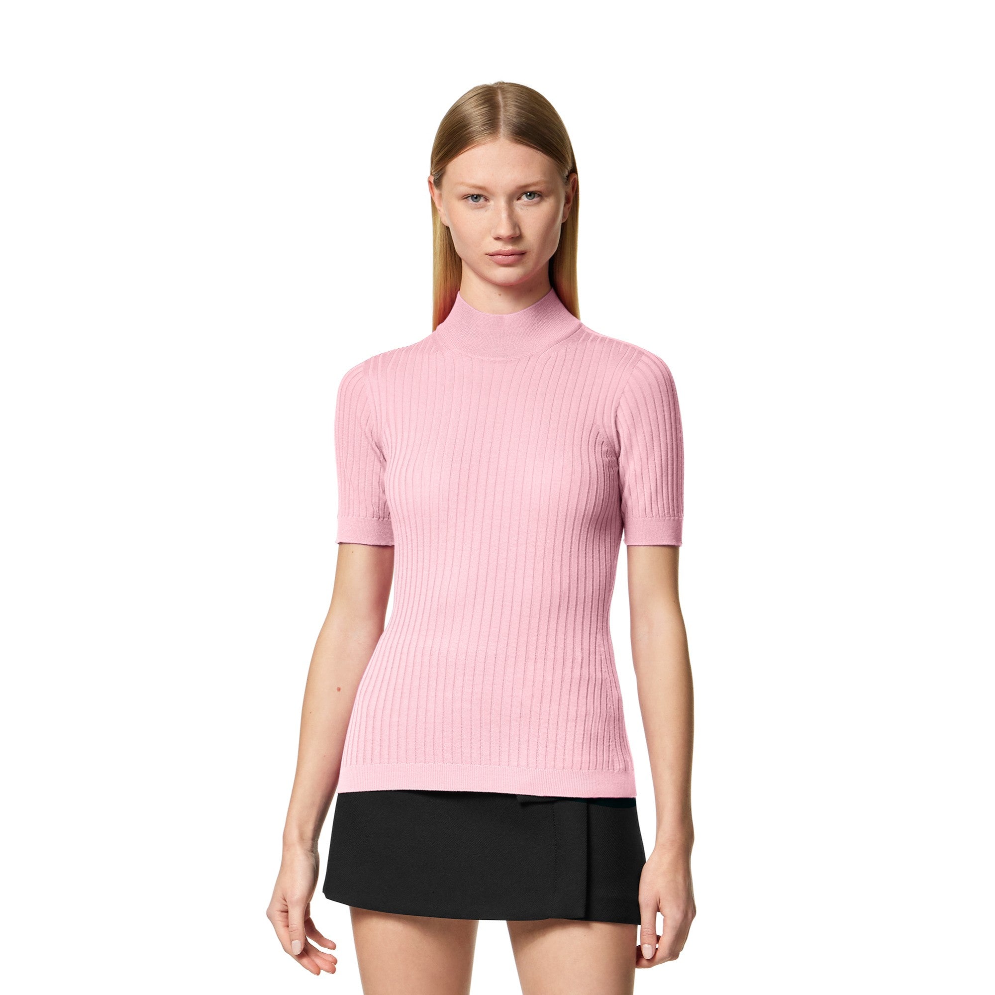 Women Knit Sweater - Rose