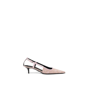 Women Sling Back T.45 - Beige+Baby Pink New-Palladium