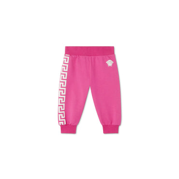Kids Sweatpant - Fuxia+White