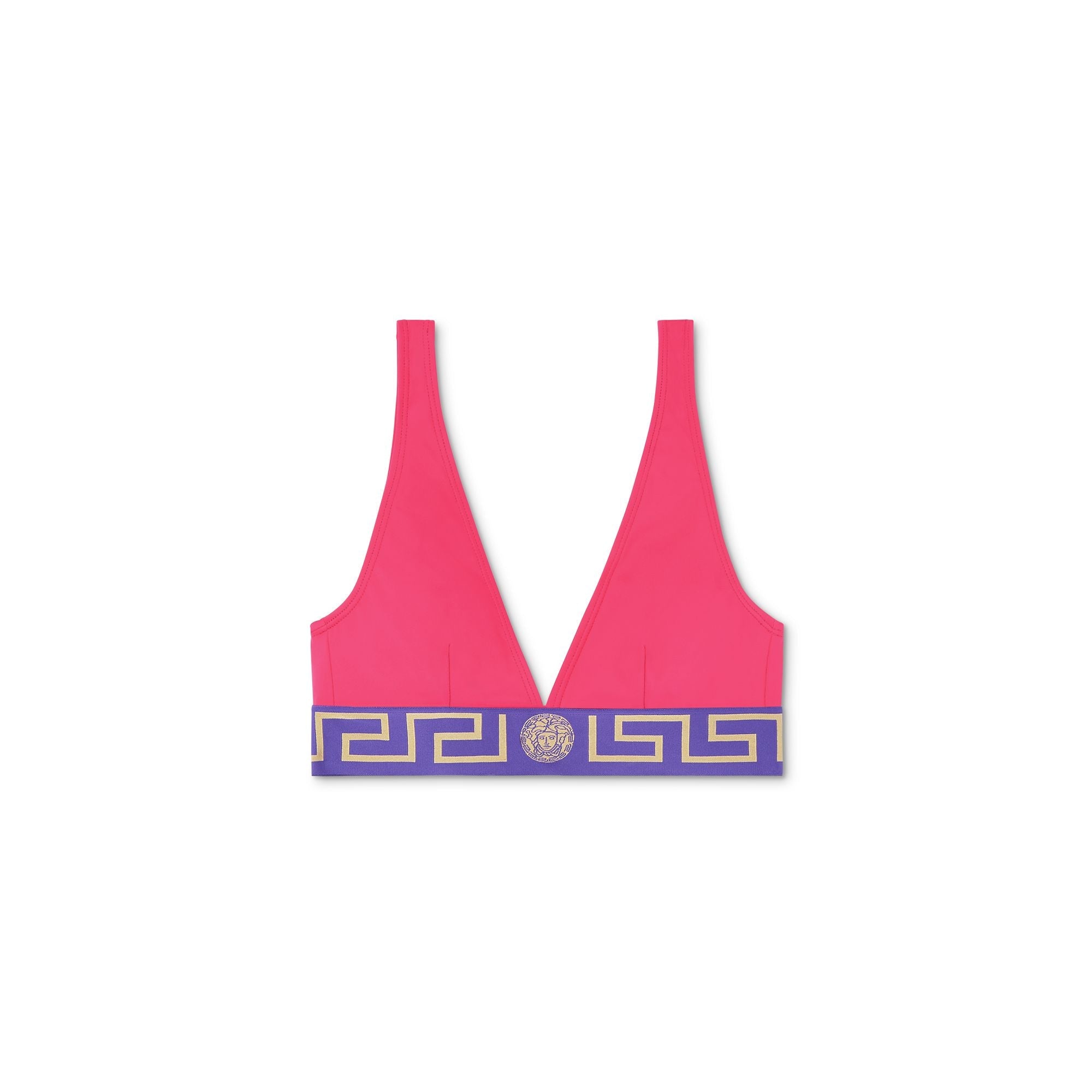 Women Swim Top - Tropical Pink + Dark Orchid
