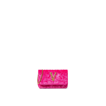 Women Mini Bag - Glossy Pink-Versace Gold