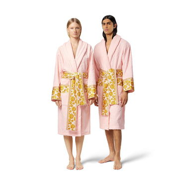 Unisex Bathrobe - Pink-Gold