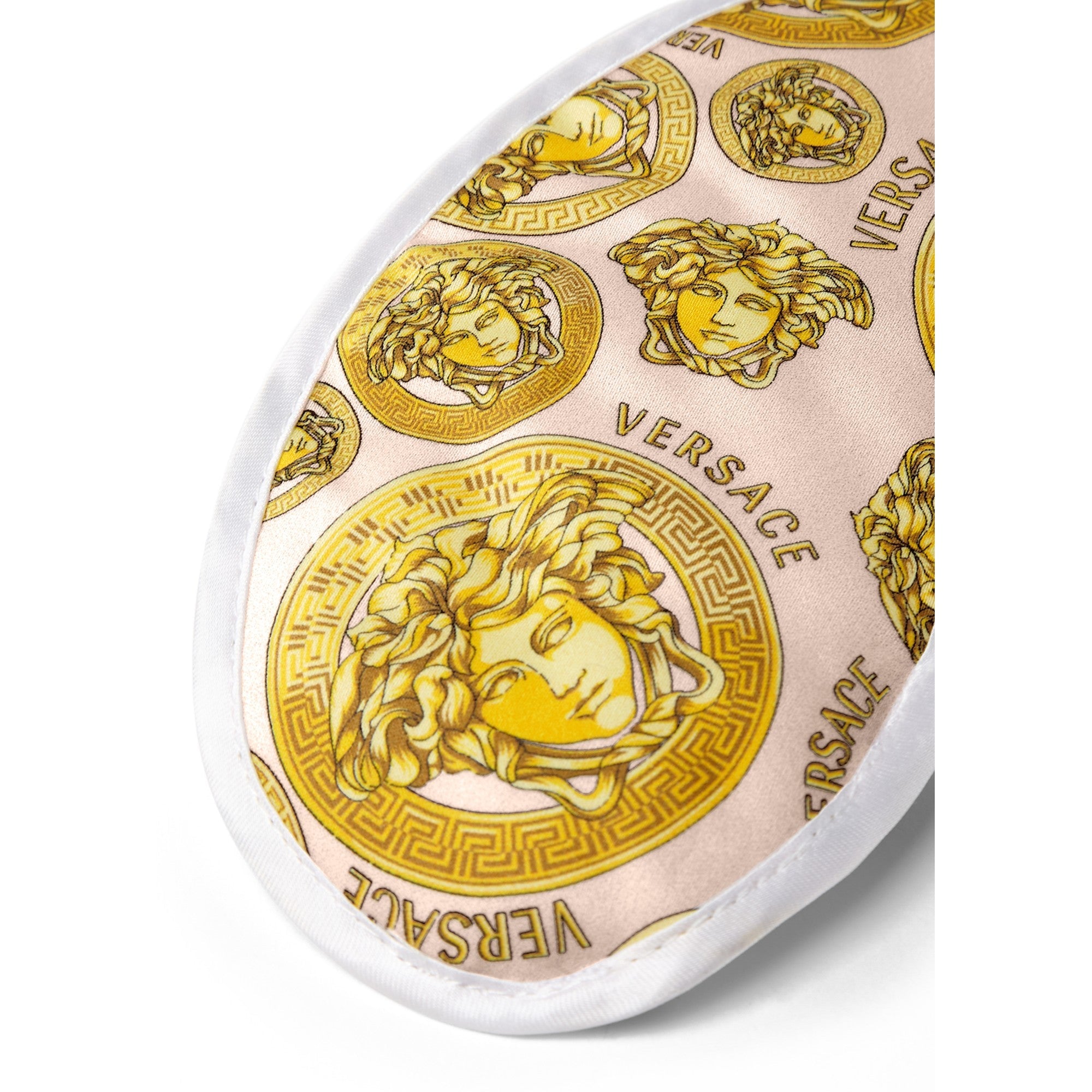 Unisex Fabric Night Mask - Pink-Gold