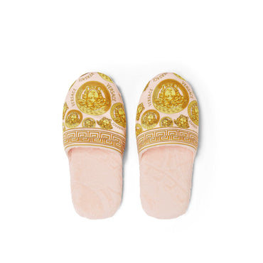 Unisex Bath Slippers - Pink-Gold