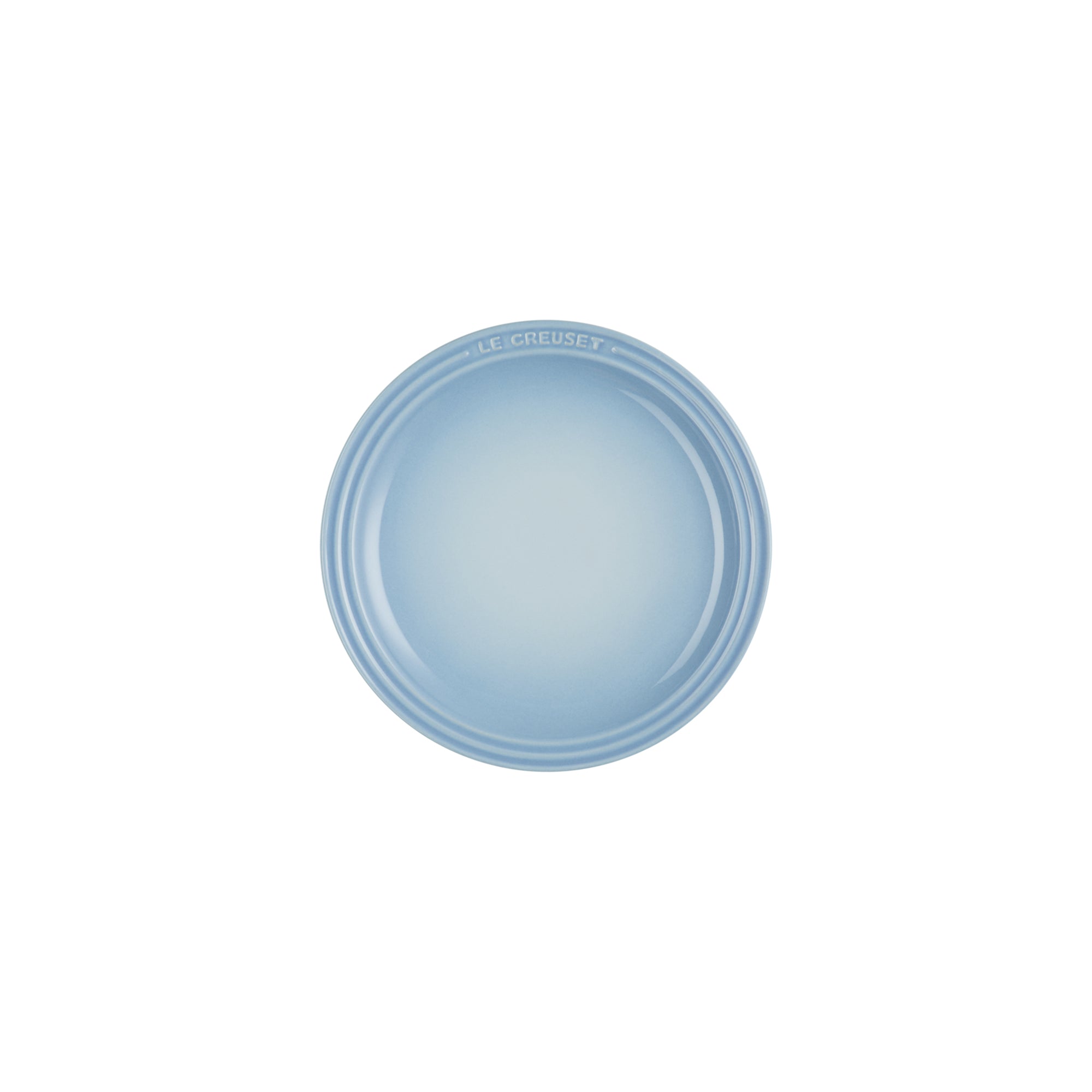 2 x Round Plate 23cm - Coastal Blue