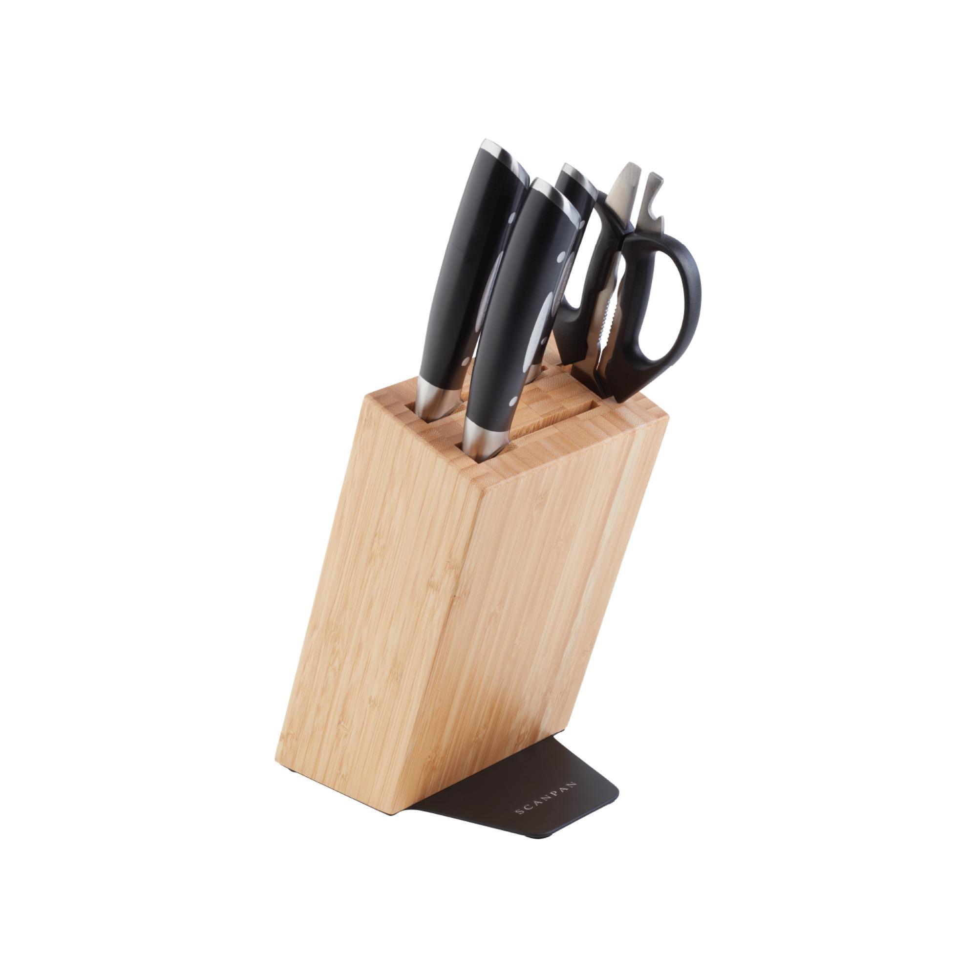 Scanpan Classic Oriental Knife Block Set - 5pcs