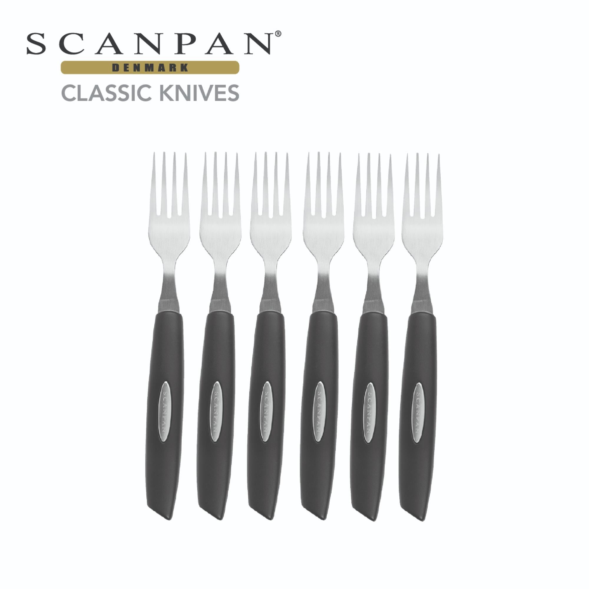 Scanpan Classic Steak Fork Set - 6pcs./21cm