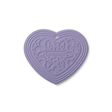 Silicone Heart Trivet - Powder Purple