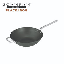 Scanpan Black Iron Wok - 30cm