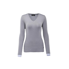 Titika Triss Light V-Neck Top - Grey