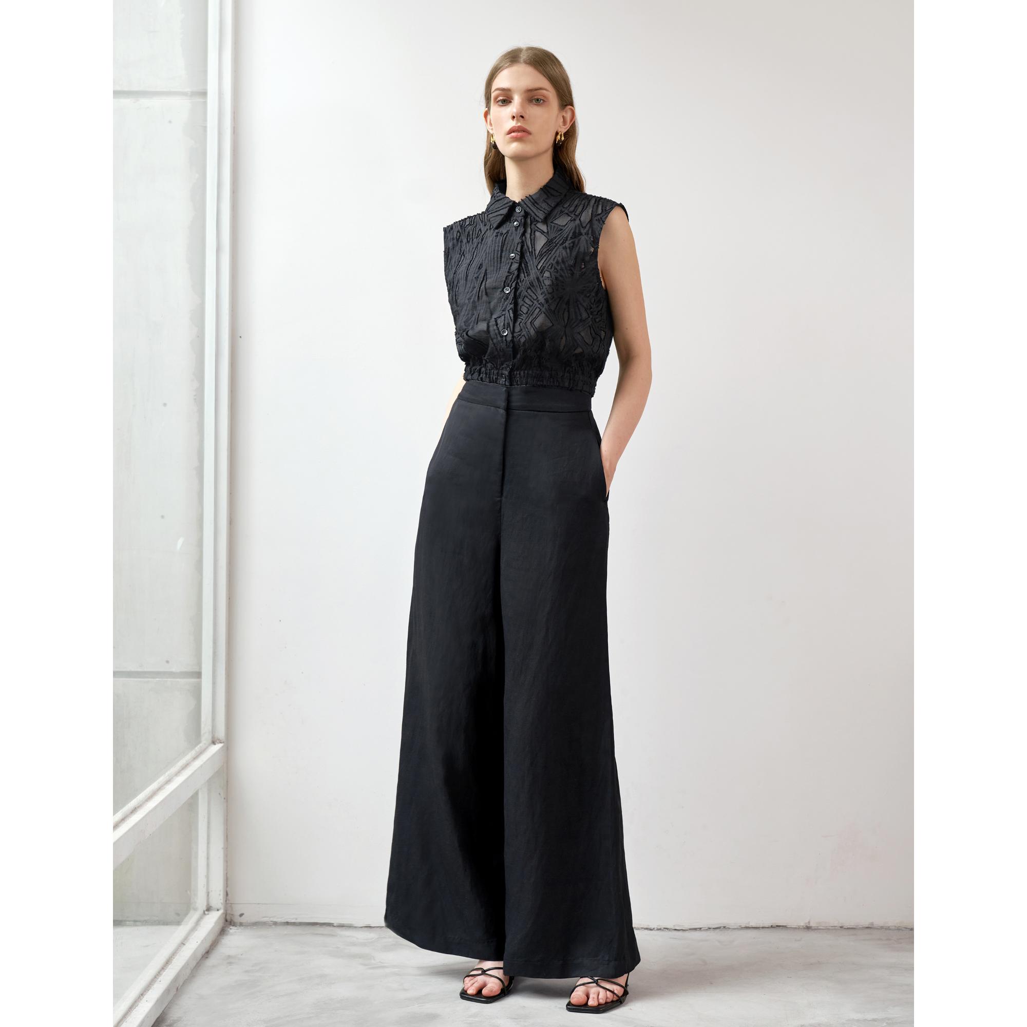 Straight Pants - Black