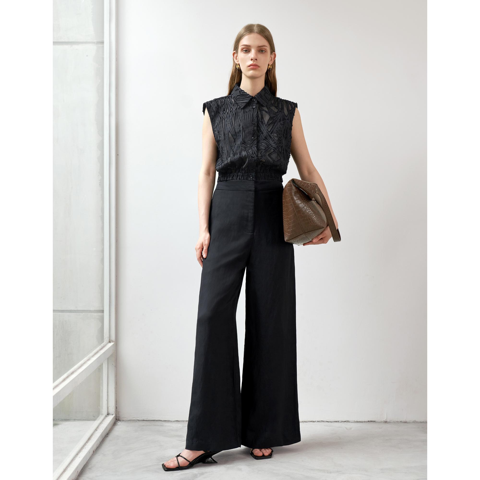 Straight Pants - Black