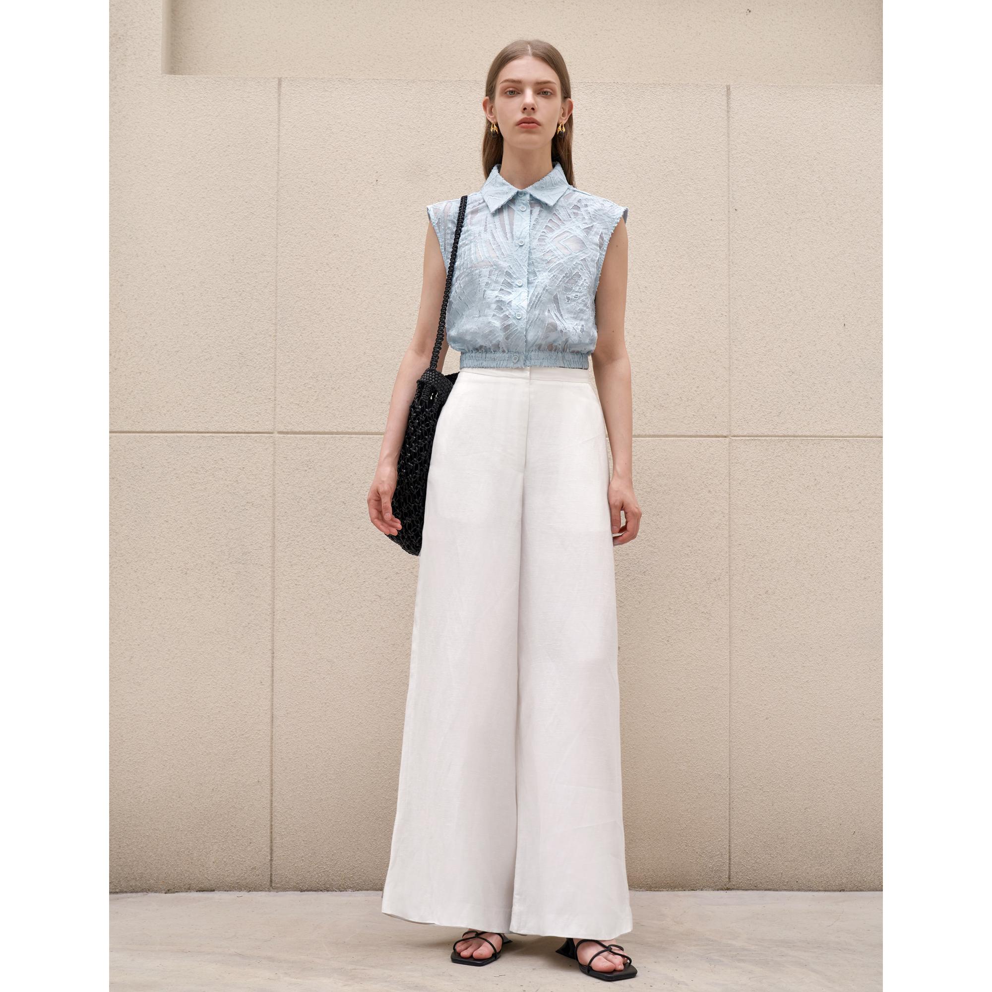 Straight Pants - White
