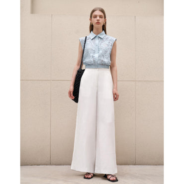 Straight Pants - White