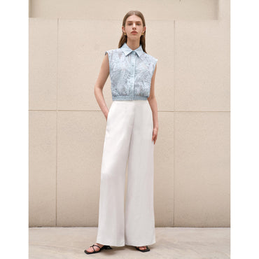 Straight Pants - White