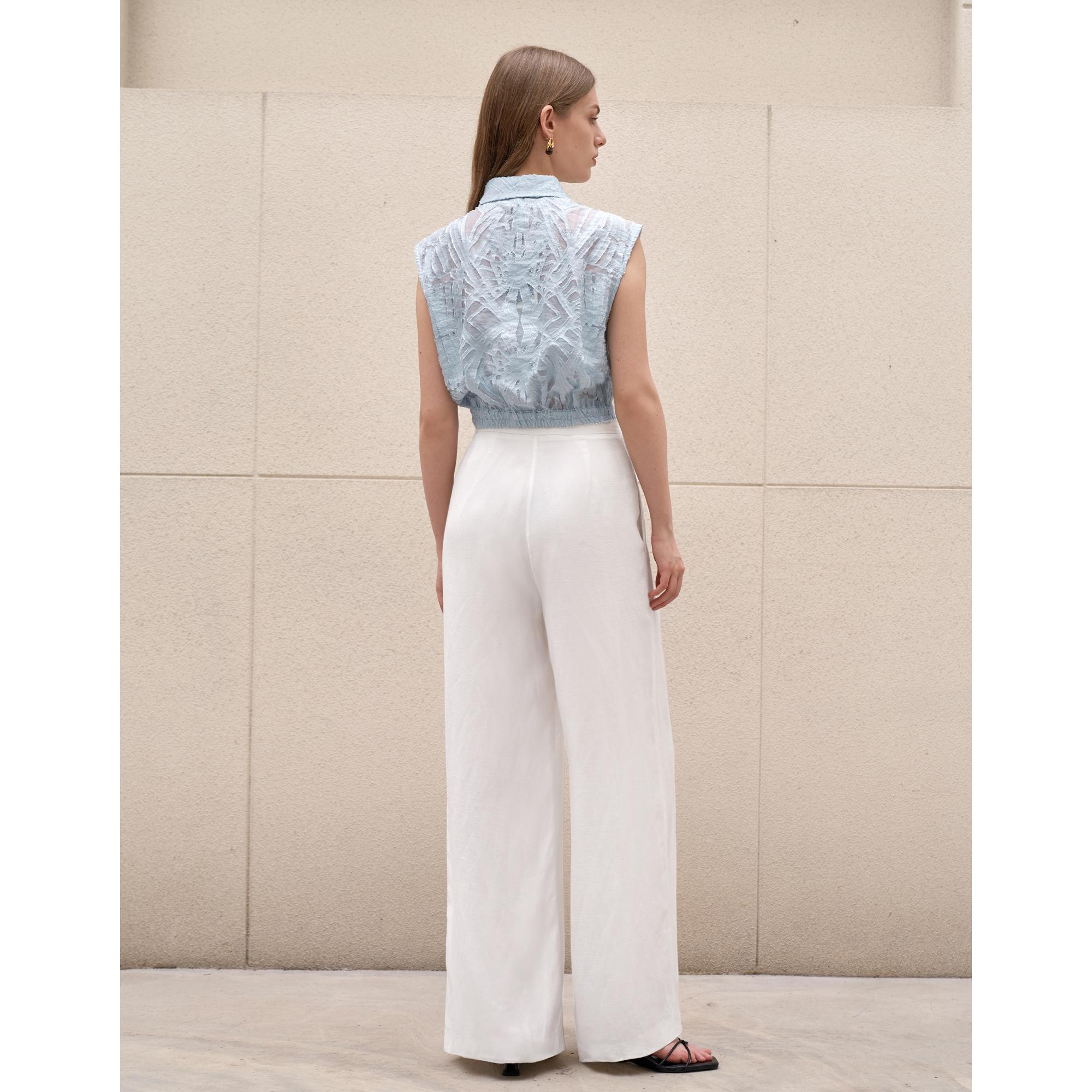 Straight Pants - White