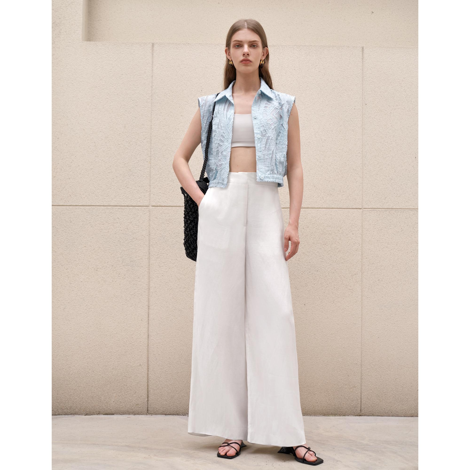 Straight Pants - White