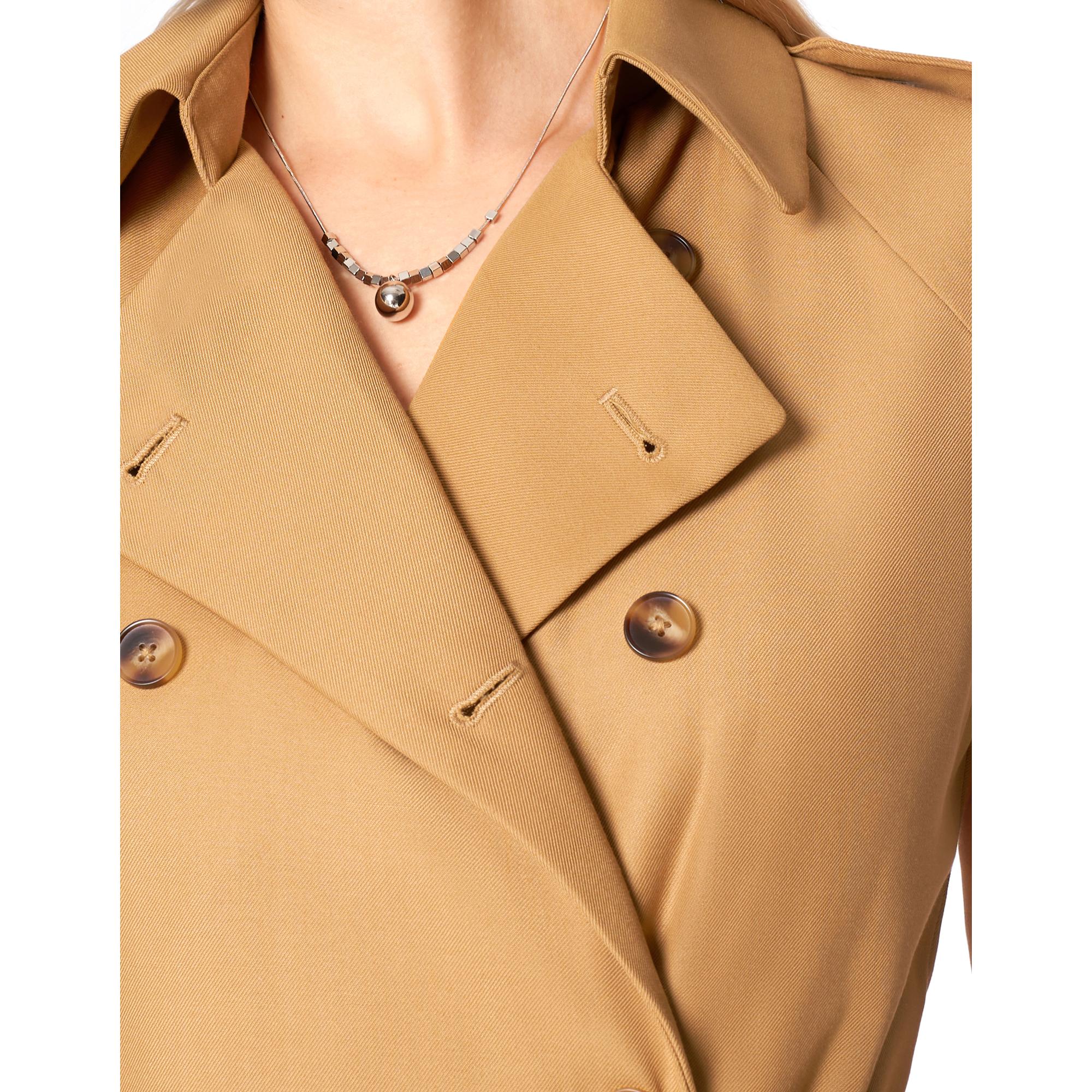 Double-breasted Belted Dress - Khaki