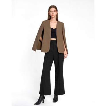 Cape Style Outerwear - Brown