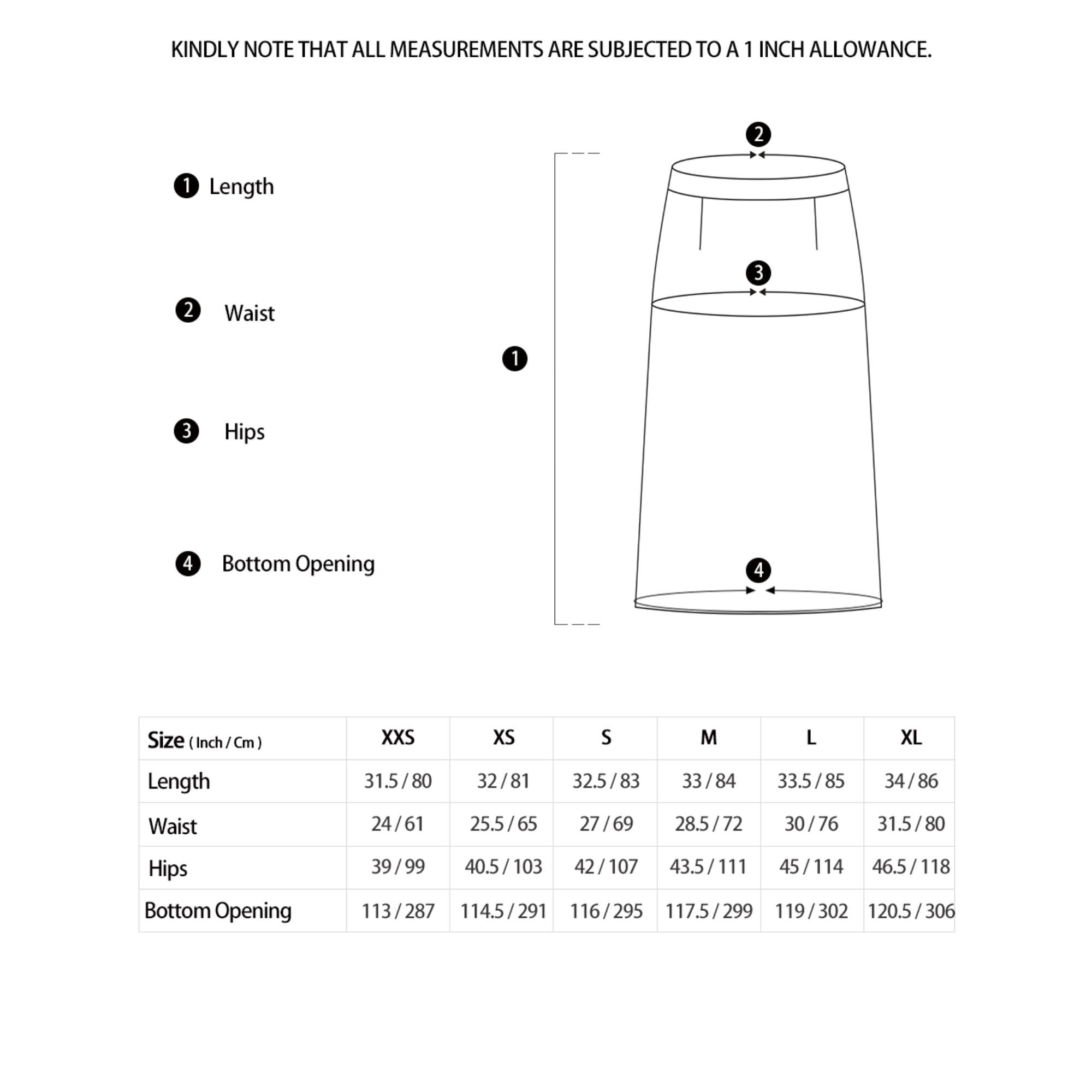 Flared Midi Skirt - Olive