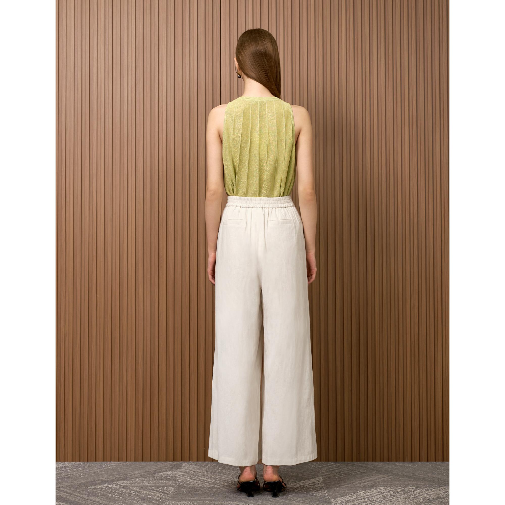Wide Leg Pants - Apricot